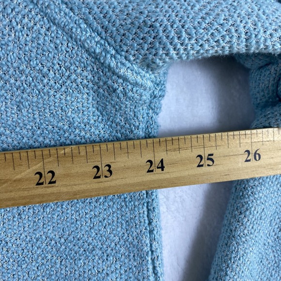 NWT Faherty Whitewater Hoodie Sweater Men's Sz‎ XXL Light Blue Soft MSRP $188 - Picture 5 of 9